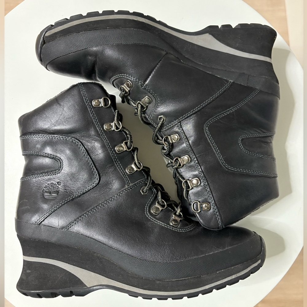 Leather Timberland ankle boots